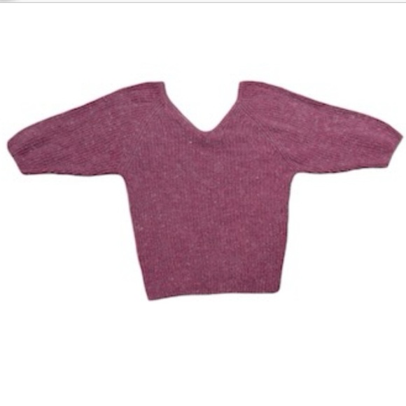 Heidi 80s Vintage Women’s Silk Angora Blend Pink Sweater Size M - Picture 1 of 4